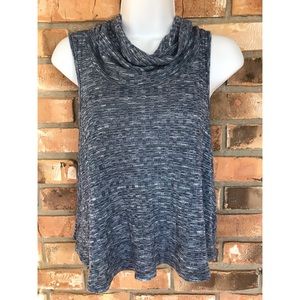 Rue 21 Women’s Sleeveless Scoop Turtleneck Blue Top Size Large